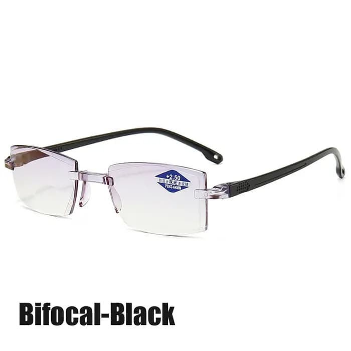 Lunettes de lecture bifocales anti-lumière bleue de près et de loin pour hommes