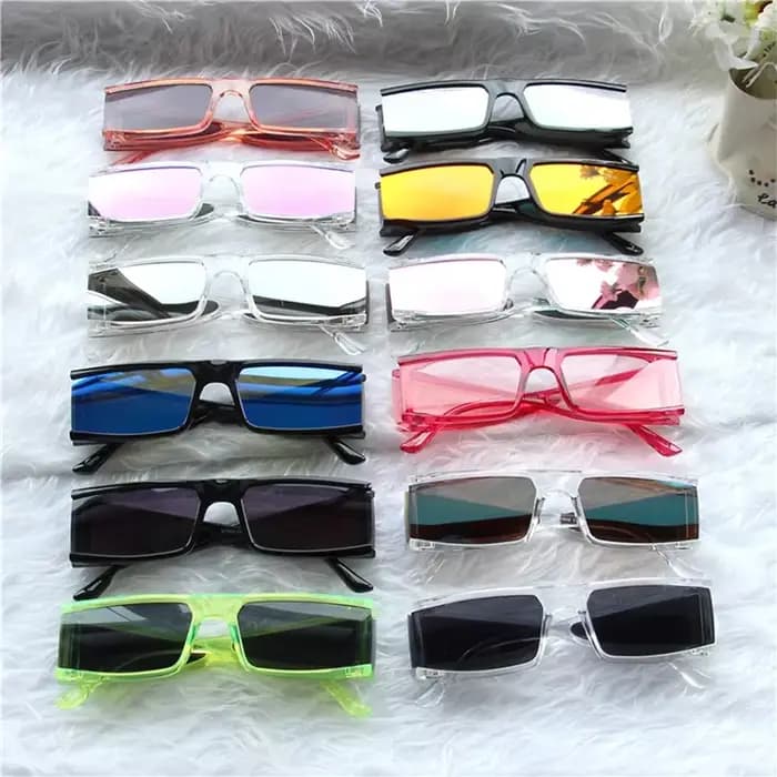 Kenbo-Lunettes de soleil rétro à monture étroite pour hommes et femmes