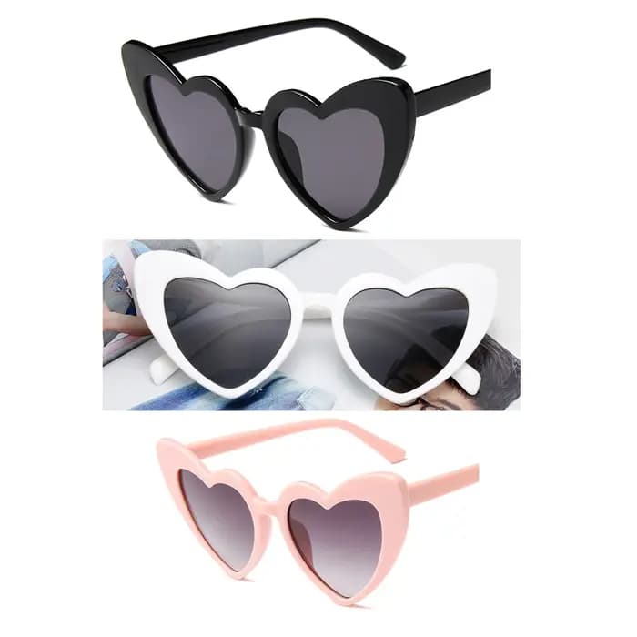 Amour effet spécial lunettes en forme de coeur mode