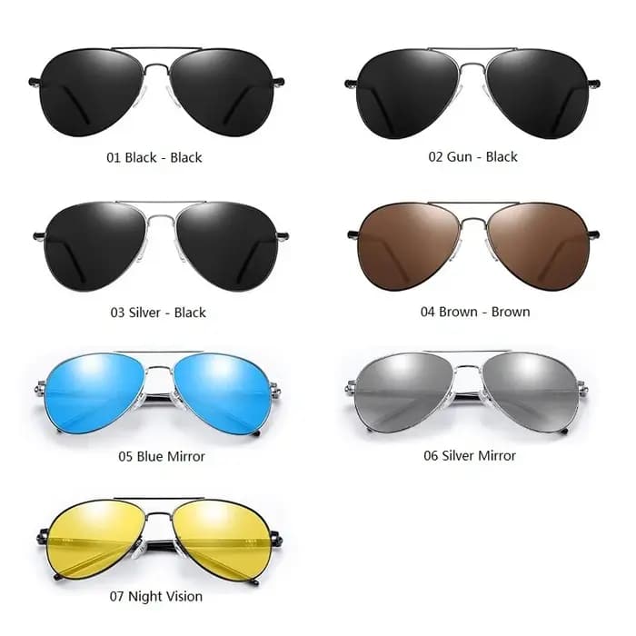 Lunettes de soleil polarisées de luxe pour hommes et femmes, lunettes de soleil de conduite de marqu