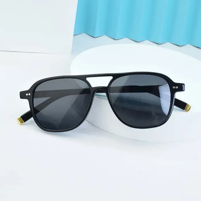 ROGBAE Vintage Acetate Sunglasses Men BJORN Retro Designer UV400 Sun glasses Women Handmade Luxury Brand Sunglass