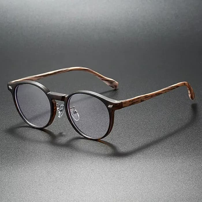 KAMMPT Vintage lunettes rondes mode rétro bleu lumière bloquant