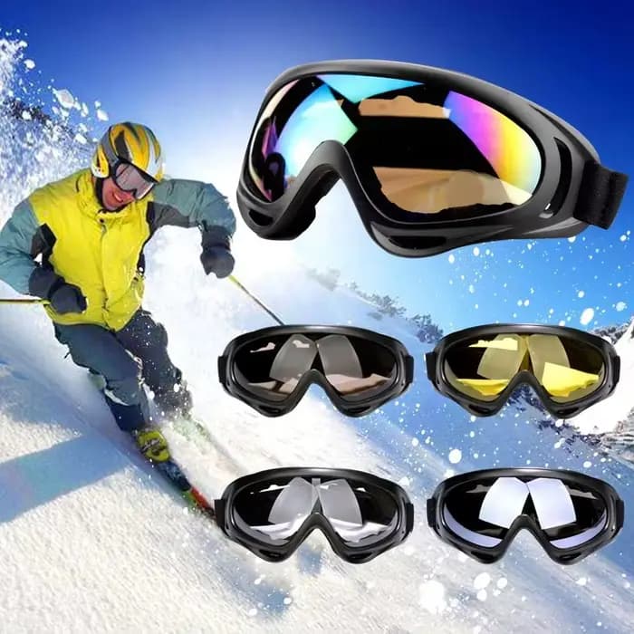 DIZETION 1Pc hiver coupe-vent lunettes de Ski