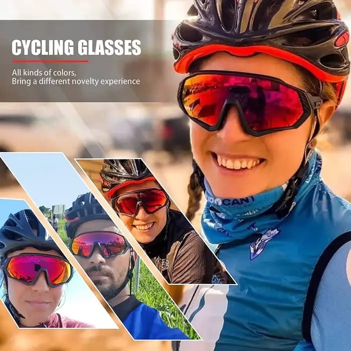 Lunettes de soleil de cyclisme polarisées pour hommes et femmes