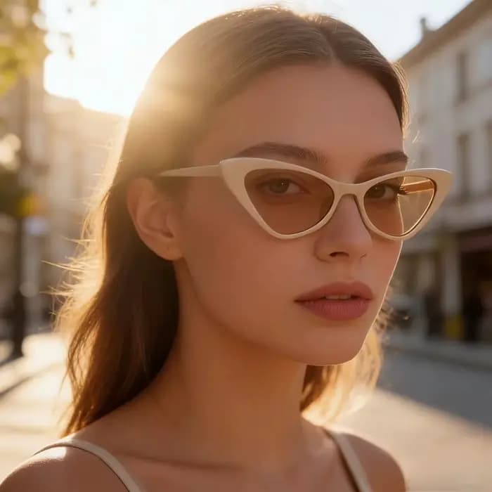 Lunettes de soleil vintage à petite monture carrée pour femmes et hommes