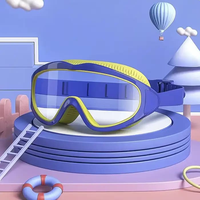 Lunettes de natation pour enfants ; antibuée et anti-ultraviolets