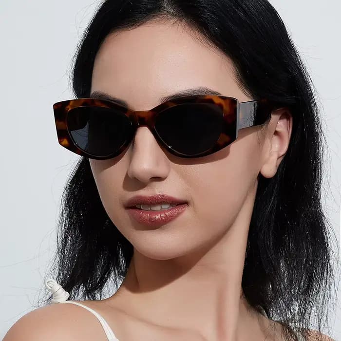Lunettes de soleil en forme d'oeil de chat pour femmes