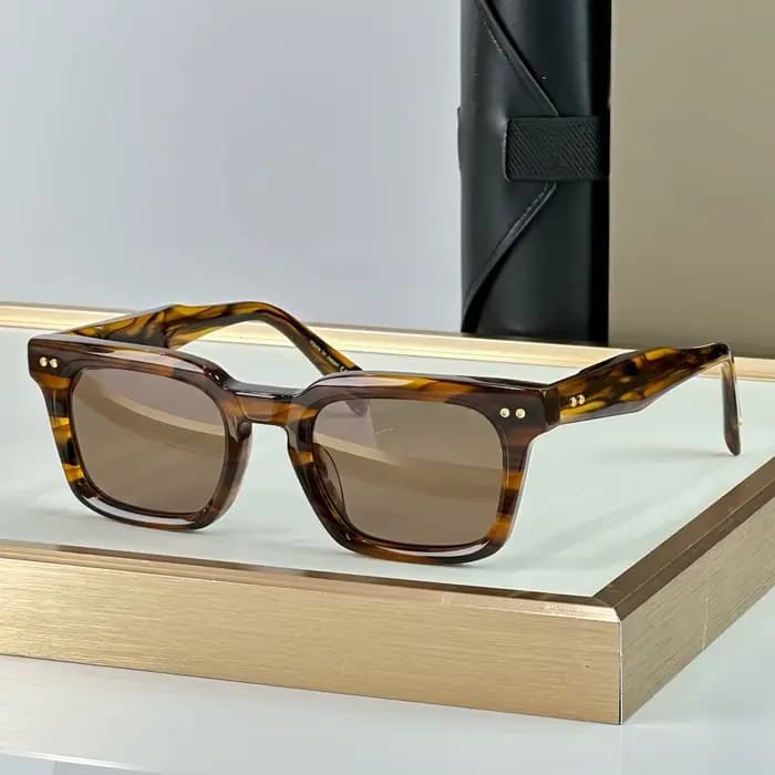Lunettes de soleil de luxe MONOLIX DTS750 rectangulaires en acétate