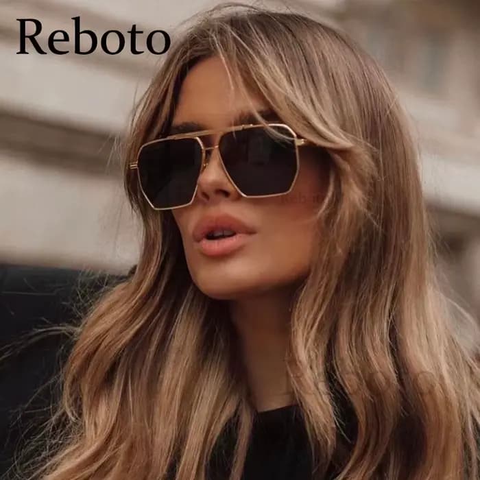 Lunettes de soleil polarisées pour femmes et hommes, marque classique, verres réfléchissants, carré,
