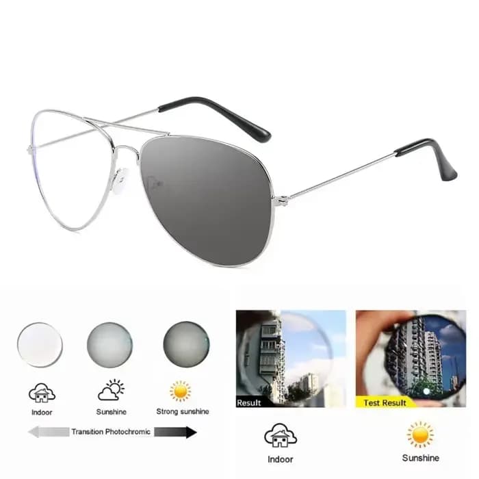 Lunettes de soleil photochromiques pour hommes et femmes