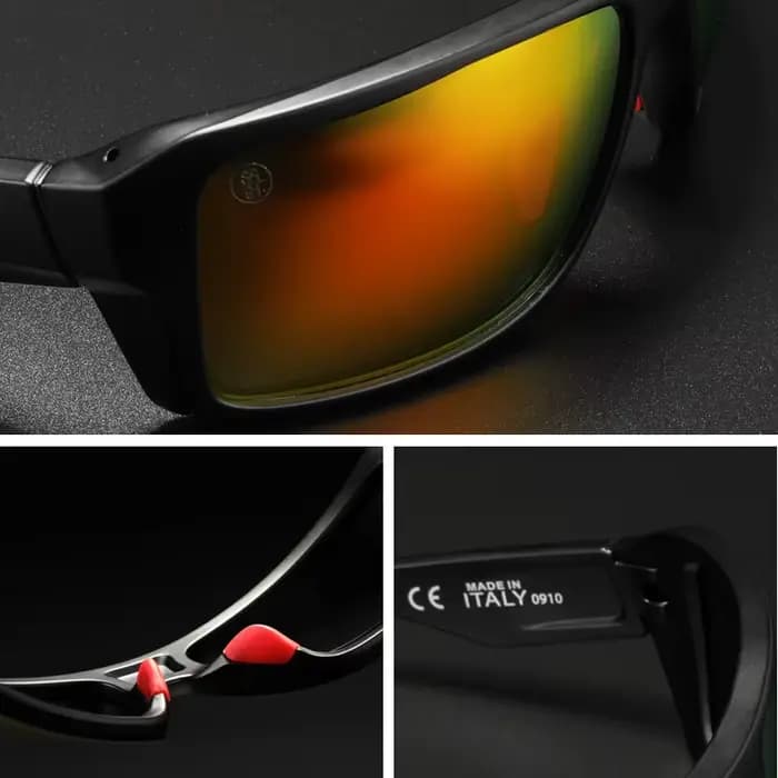 Nouvelles lunettes de soleil polarisées carrées pour hommes de la marque KAENON