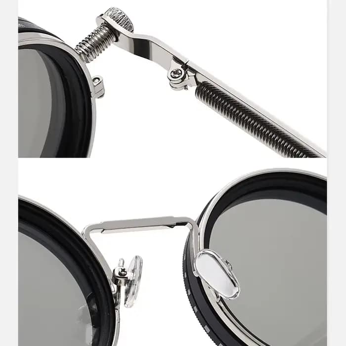 Lunettes de soleil rondes polarisées hommes ND9