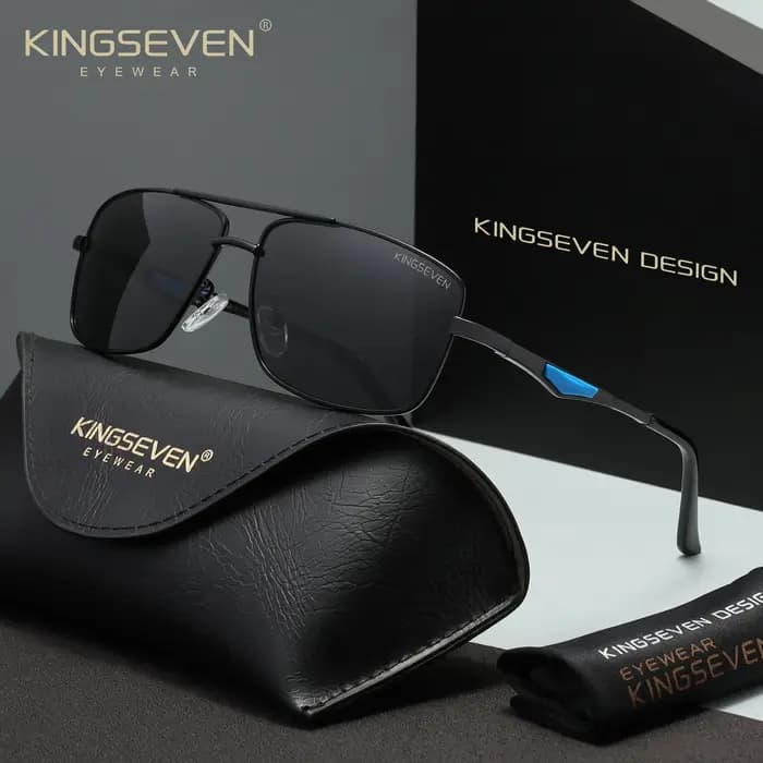 KINGSEVEN – lunettes de soleil rectangulaires pour hommes