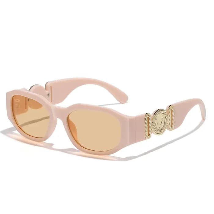 Lunettes de soleil à la mode pour femmes avec pièces métalliques