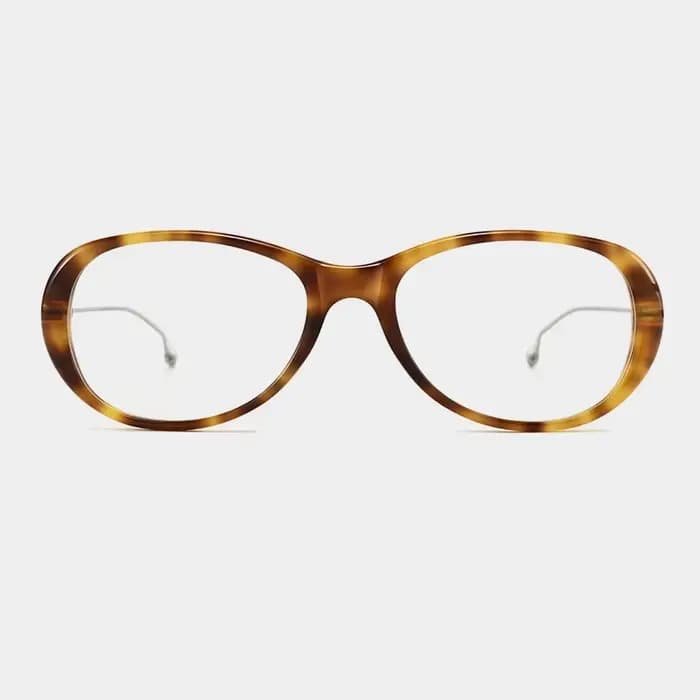 Lunettes de lecture à monture en titane pour femmes et hommes, verres elliptiques rétro pour myopie,