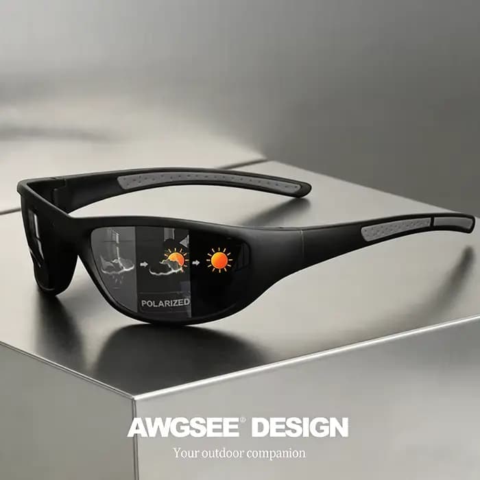 Lunettes de soleil de sport polarisées pour hommes et femmes, verres TAC de course, de pêche, Anti-é
