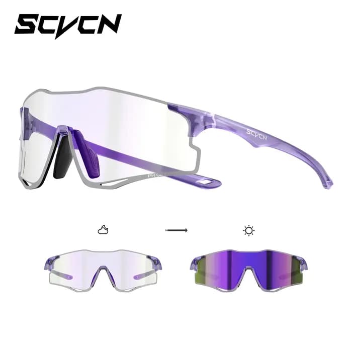 Lunettes de soleil de course légères SCVCN pour hommes