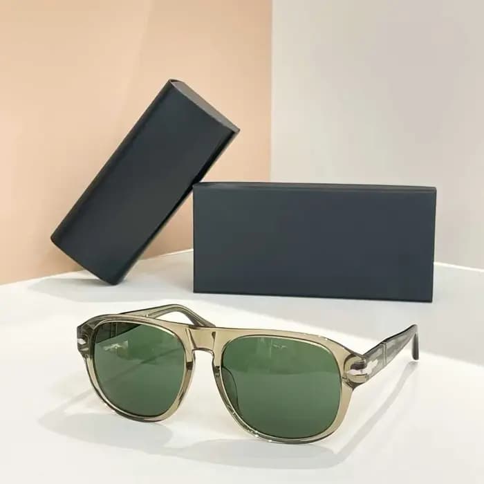 LTSOL lentilles en verre lunettes de soleil 3310-S monture circulaire en acétate solide poids Premium résistance aux rayures UV400 rétro classique unisexe