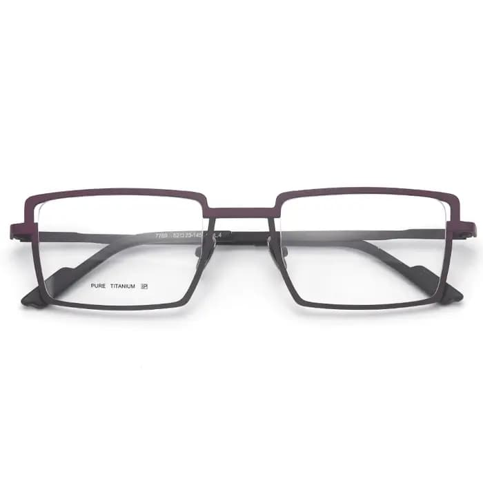 Montures de lunettes en titane pur pour hommes