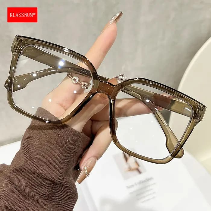 KLASSNUM – Lunettes carrées surdimensionnées tendance