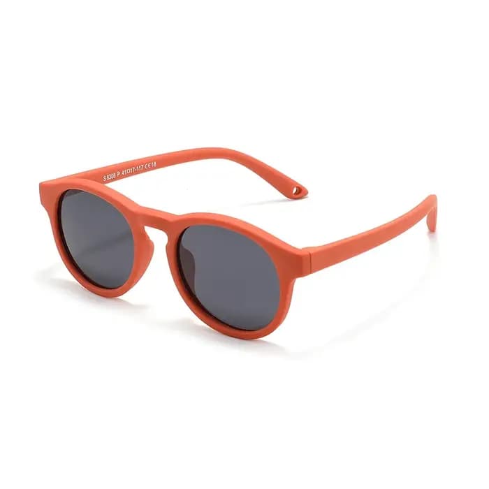 0-3 ans nouveau-né mode bébé premières lunettes de soleil avec sangle ronde Flexible UV400 polarisé infantile Silicone