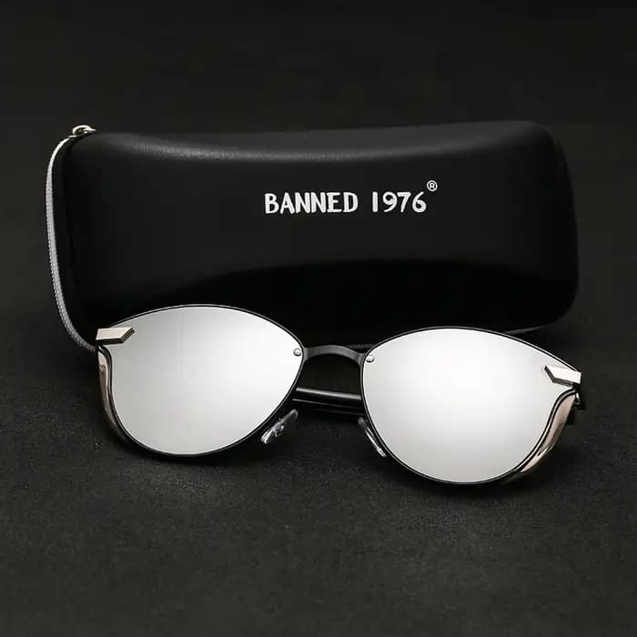 Lunettes de soleil polarisées de luxe pour femmes, tout nouveau Design, œil de chat, monture métalli