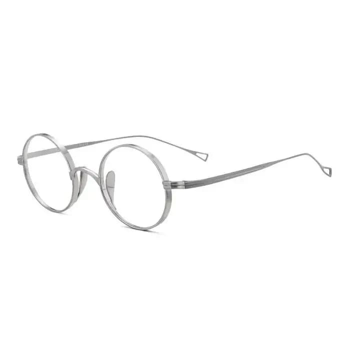 Japonais fait à la main Lennon petit rond titane lunettes cadre hommes rétro