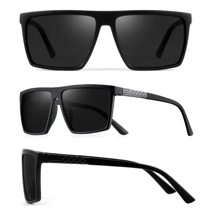 CRIXALIS lunettes de soleil polarisées pour hommes et femmes Vintage carré conduite pêche lunettes d
