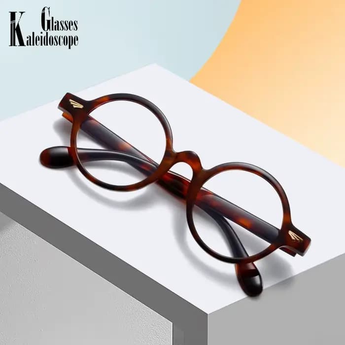 Monture de lunettes rondes de haute qualité pour hommes et femmes