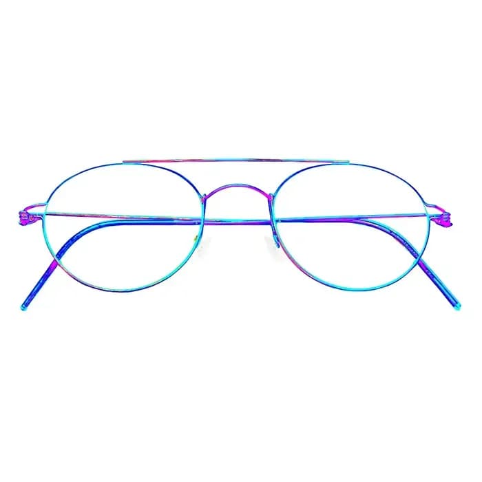 Danemark marque lunettes cadre hommes titane sans vis